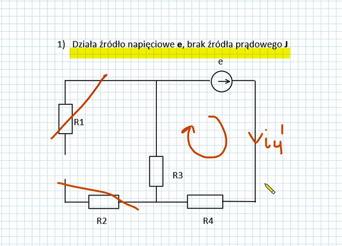 Schemat zastępczy dla aktywnego źr&oacute;dła napięciowego